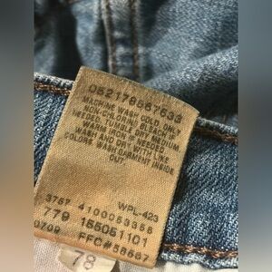 Vintage 2009 Levi's Medium Blue Denim Straight Jeans